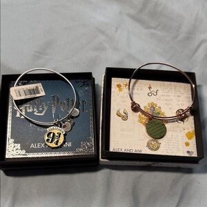 Alex and Ani Harry Potter Charm Bracelets - Silver and rose gold